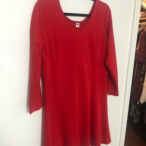 Red Old Navy Maternity Dress